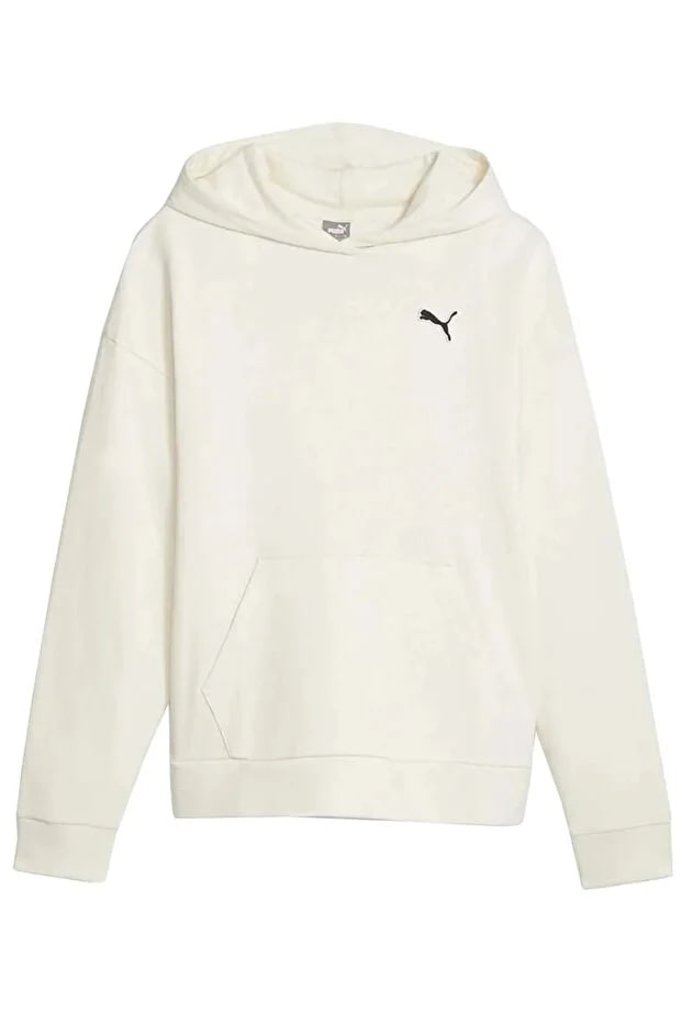 Puma 675988 Better Essentials Hoodie Hooded Women's Sweatshirt White