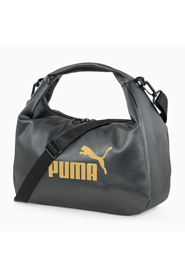 Puma Core up Hobo Women's Black Shoulder Bag (079480-01)