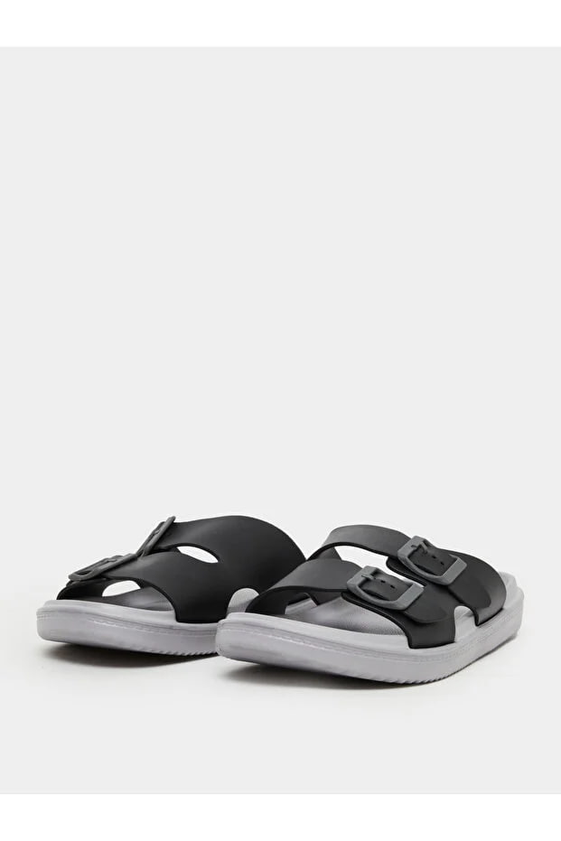 Styli Dual Buckle Detail Slides